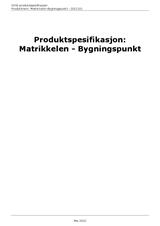 Matrikkelen - Bygningspunkt